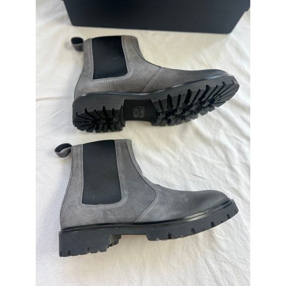 Good Man Brand Men’s 8.5 Genuine Leather Modern City Chelsea Charcoal Boots New main image 11